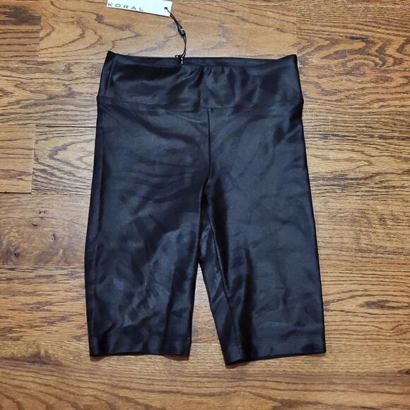 Koral Densonic High Rise Infinity Short Gouffre Black XS NWT - Picture 3 of 7